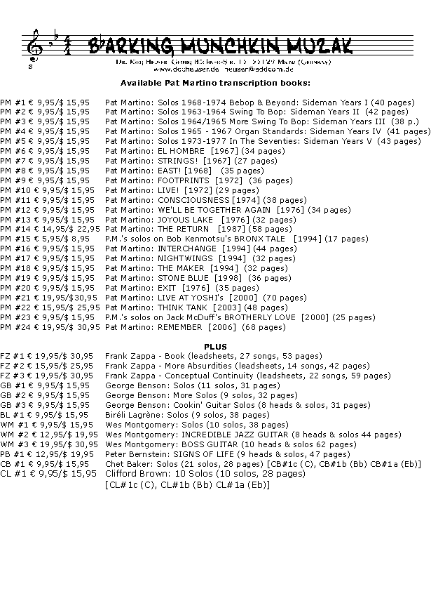 transcription books price list